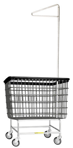 6 BUSHEL LAUNDRY CART W/ SINGLE POLE