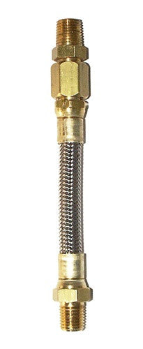 Press Hose Male Fitting To Male Union 1/4X23"